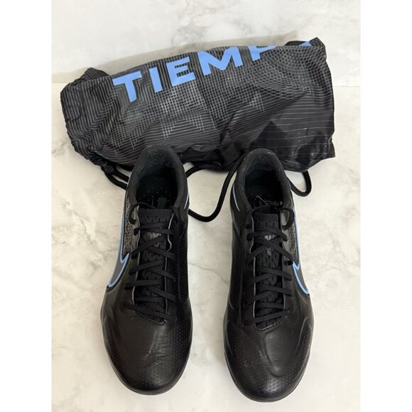 Nike Tiempo Legend 9 Elite FG Soccer Cleats Black Blue CZ8482-004 Men’s Size 6.5 main image 4